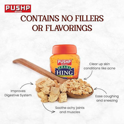 Pushp Brand Asafoetida Hing Jar